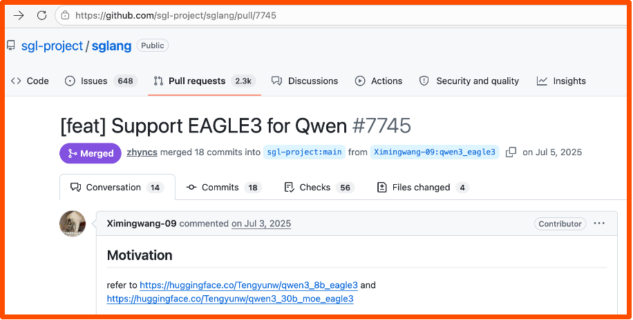 SGLang 官方 Github